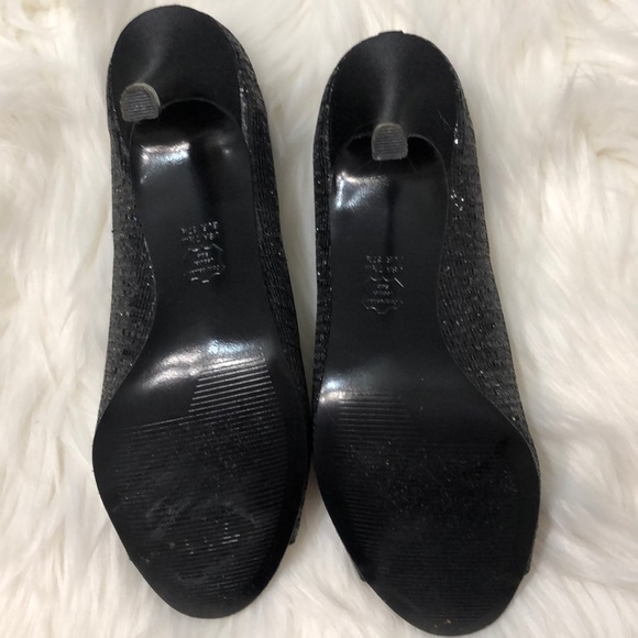 Chaussures pour enfants en cuir avec motif fleur Taille 2 Chaussures de tennis, Noir , 31 EU